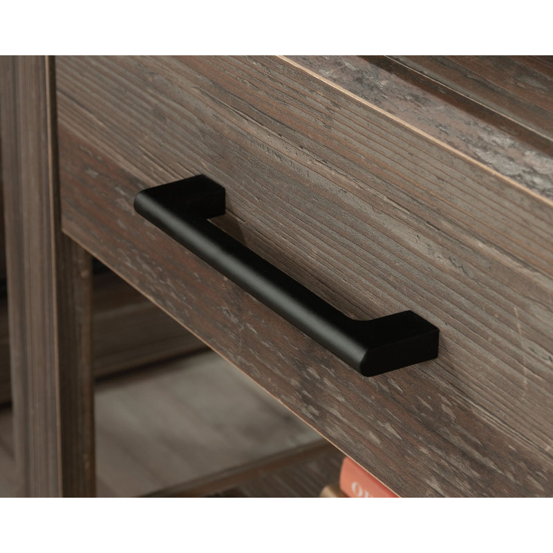 Summit Station Glacier Oak Nightstand with Open Shelves
