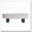 Table basse avec table basse avec plateau en faux marbre, table basse moderne Mid-Century avec tiroir caché et tiroir cannelé avec espace de rangement