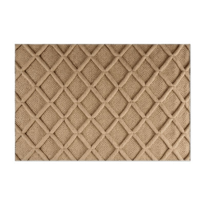 Tapis brun intérieur et extérieur Trellis