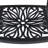  Piece Set Of Cast Aluminum Patio Furniture With Black Frame And Brown Seat Cushions-808569038