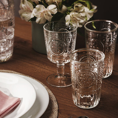 Romantiques 16 oz. Verres Cooler, bleu clair