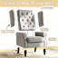 Fauteuil de lecture à haut dossier, fauteuil d'appoint, fauteuil d'appoint capitonné (seulement)
