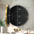 Gervon Lighted Surface Framed Round Medicine Cabinet Mirror Adjustable Shelf & AC Outlets-106226541-98501387