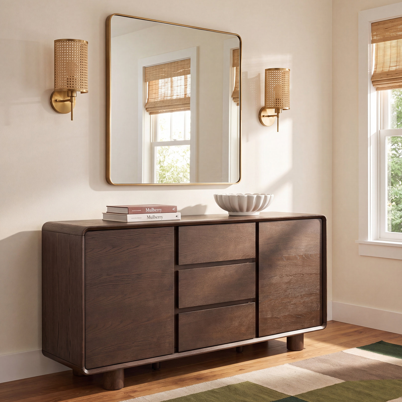 Oak 3-Drawer Sideboard