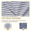 Ensemble de housse de couette rayée en coton délavé avec fermeture à glissière et attaches de coin-132664412-132664413