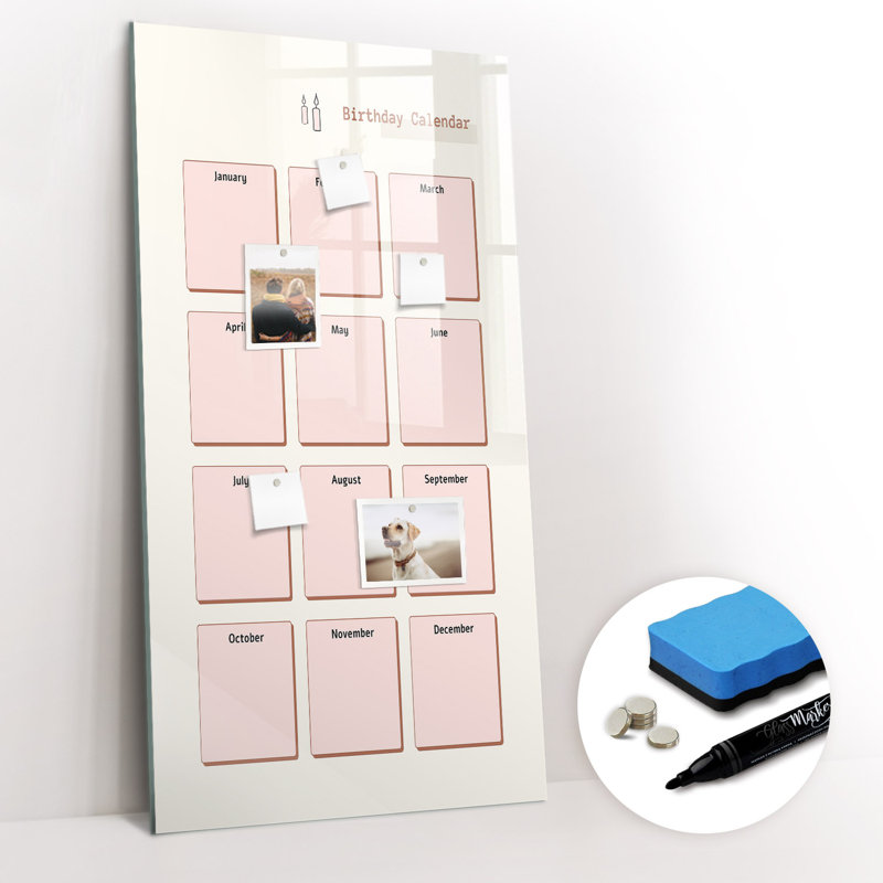 Magnetic Glass Dry Erase Board