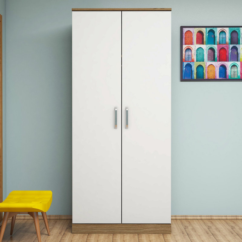 Armoire Lintgen, Brun / blanc