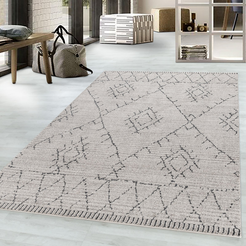 Simmerman Flatweave Area Rug, Rectangle 160 x 230cm
