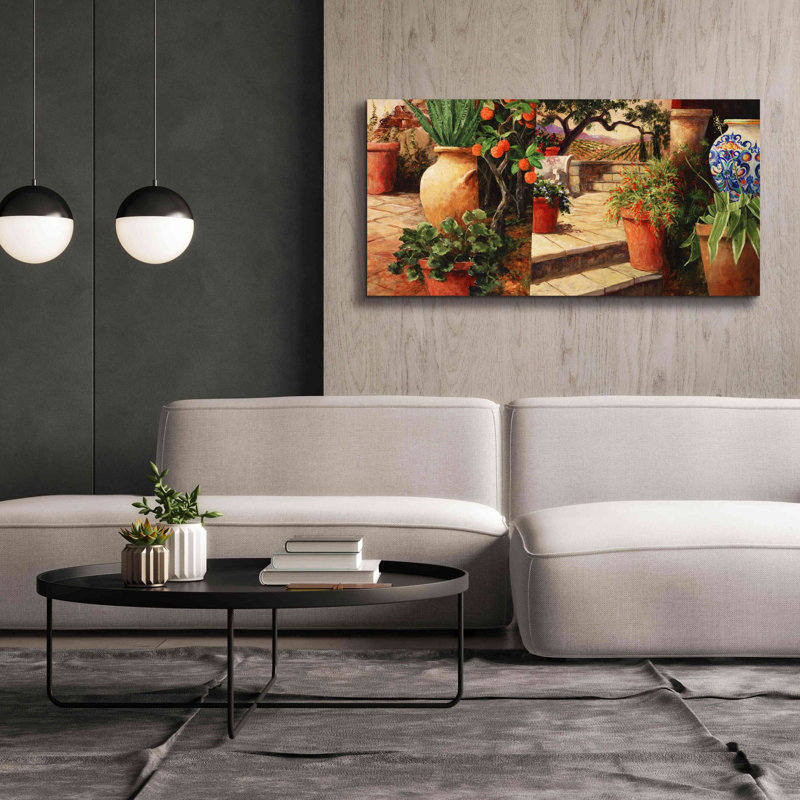 «Turo Tuscan Orange» par Art Fronckowiak - peinture sur toile tendue