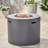 40,000 Fire Table, 31.78 Inches High, Dark Grey, Simple Install Here High Pit, , No Assembly Work