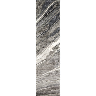 Mcduffy Hand Tufted Viscose Indoor Rug