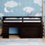 Loft Bed With Cabinet And Shelf-396557984