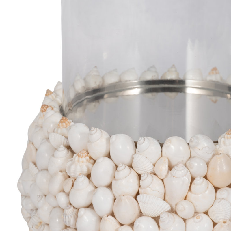 Porte-bougie Shell, H 11 po x l 9 po x P 9 po