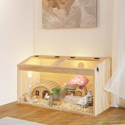 Wooden Hamster Cage