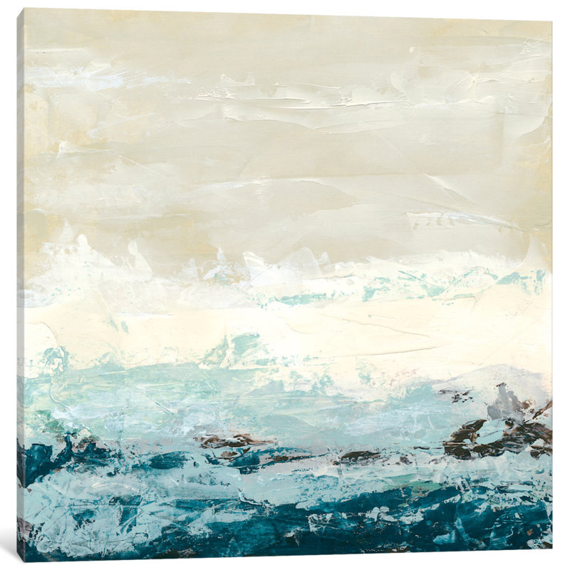 « côtier currentes i », reproduction d’art sur toile, H 37 po x l 37 po x P 1,5 po