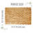 Aabia Teak Non-Slip Bath Mat