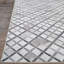 Prairie Retro Lattice Grey-Ivory Area Rug-725147906