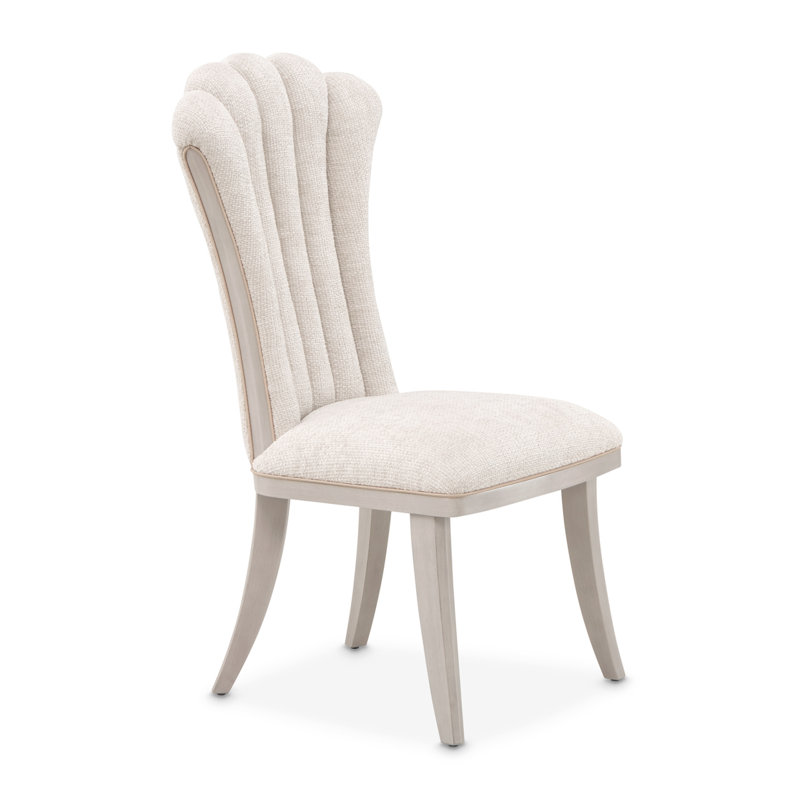 Fantosini Dining Side Chair - Silver Mist, Gray, Gray