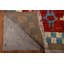 Tapis rouge rouge marocain noué à la main 3 x 10