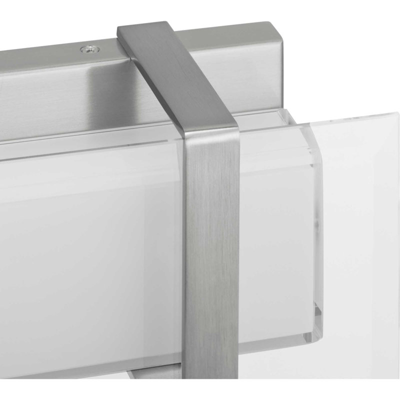 Meuble-lavaboe 1 lumière à del en nickel brossé à luminosité Defazio