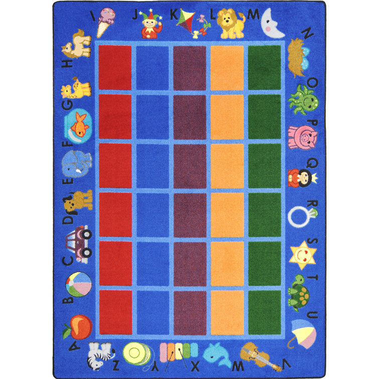 Tapis éducatif de l'alphabet Phonics