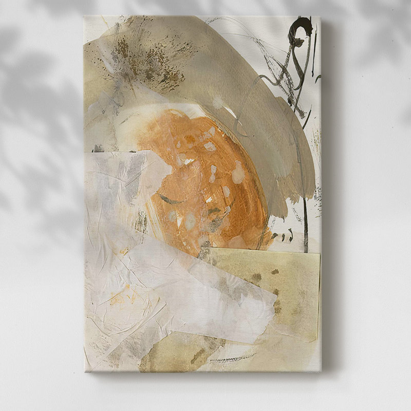 Floating Pieces II Framed On Canvas Print, 18" H x 12" W