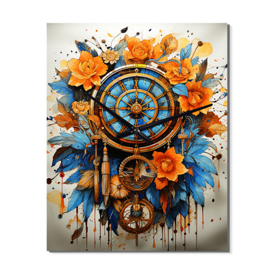 Rainbow Boho Dreamcatcher Watercolor III - Dream Catcher Very Wall Clocks