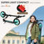Trottinette pliable FED Fitness WayPlus KS2-Q, capacité de 240 lb, roues de 8 po, 6 ans et plus avec 4 hauteurs réglables-133033198