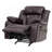 Cozy Casual Rocker Recliner In Dark Brown-631853852