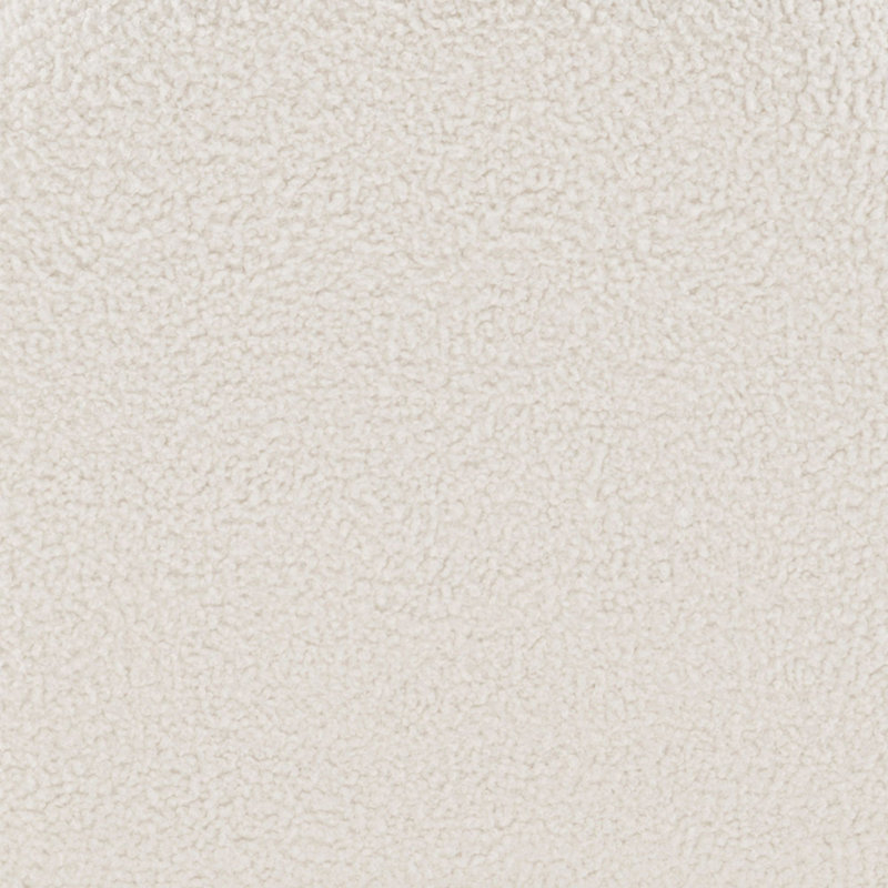 Edina Modern Boucle Upholstered Pine Wood Accent Chair in White