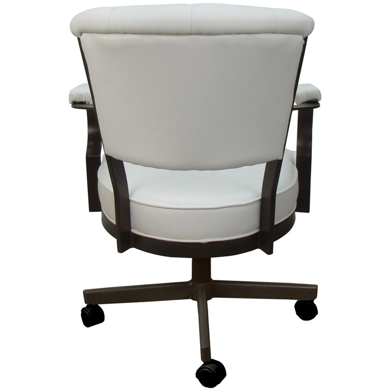 Chaise de salle à manger Dalibor, Blanc, Brun