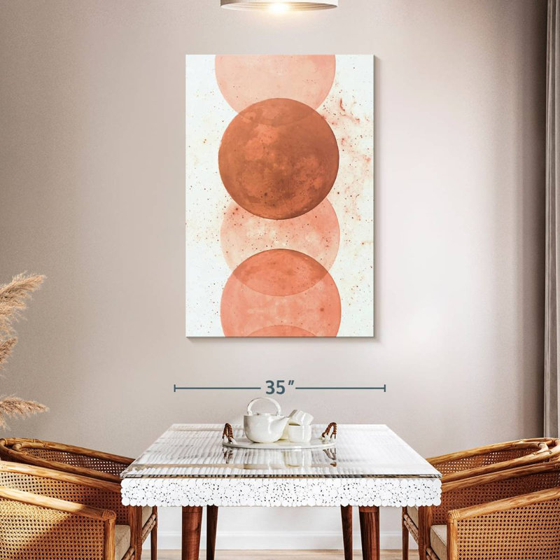Oberle Sunset Circles, 48" H x 32" W
