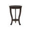 Table d'appoint, 2 niveaux, chambre à coucher, bout, lampe, table de chevet, ronde, table d'appoint