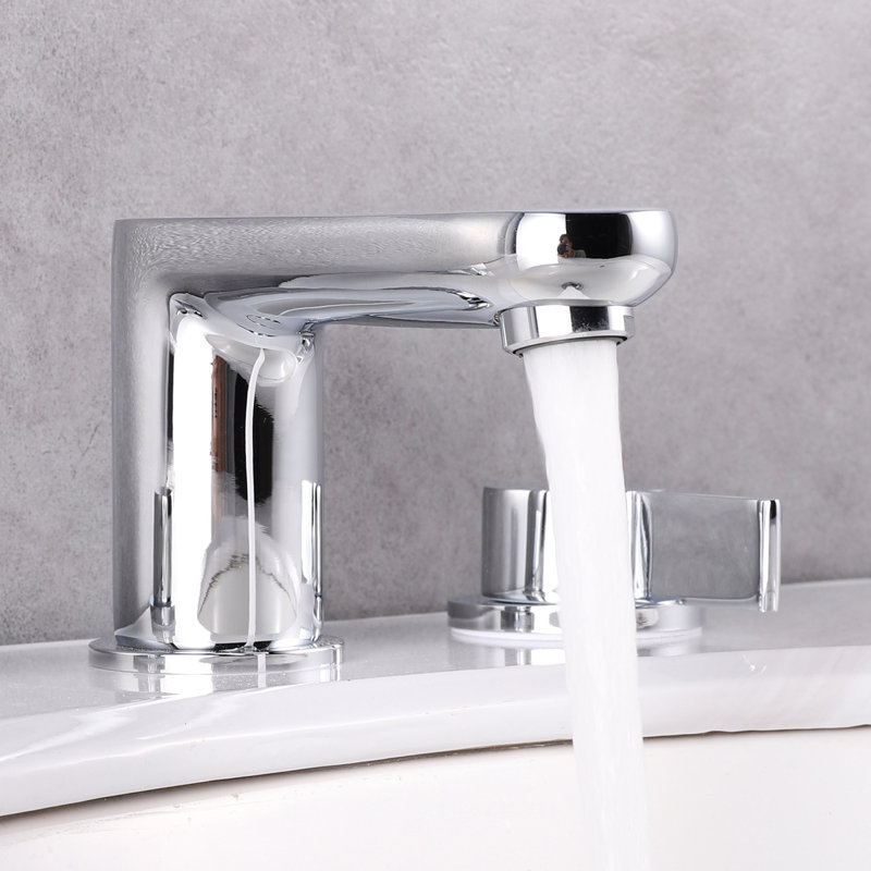 Widespread Bathroom Faucet, Chrome