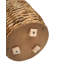 Water hyacinth Lined basket on legs 30cm x 45cm
