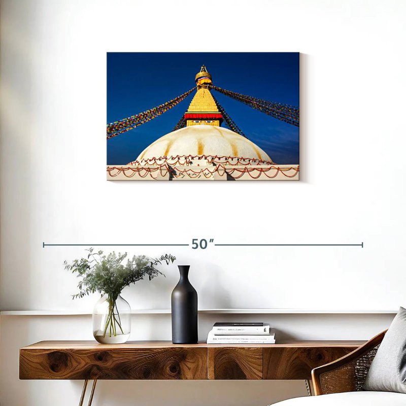 Adella Boudhanath Stupa, 20" H x 30" W