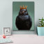 Toile épique «King Crow» par Lucia Heffernan, 12 po x 16 po-1388263574