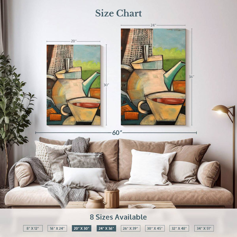 Yarlin Perfect Tea Time, 36" H x 24" W