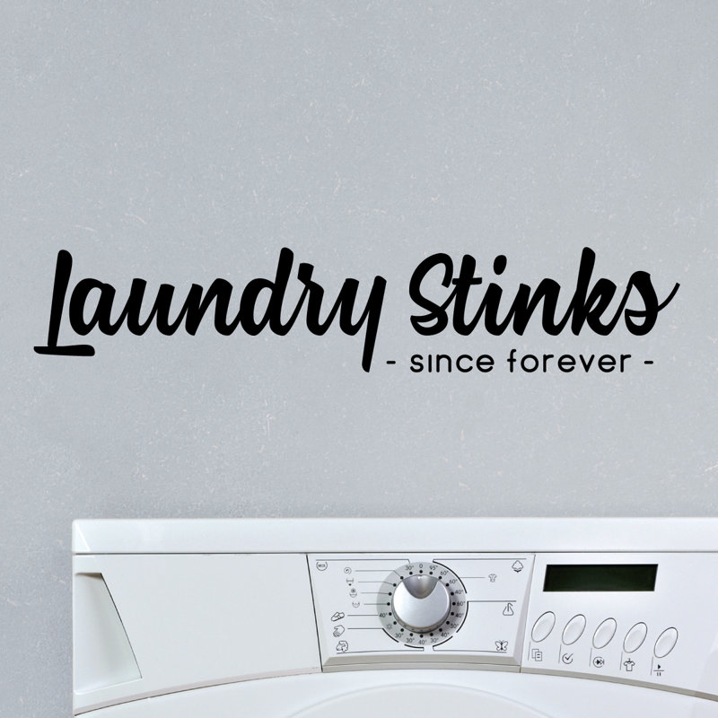 Décalcomanie murale™ à linge à partir de forever stinks
