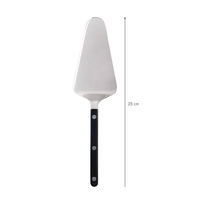 Bistrot Solid Cake Server, Black