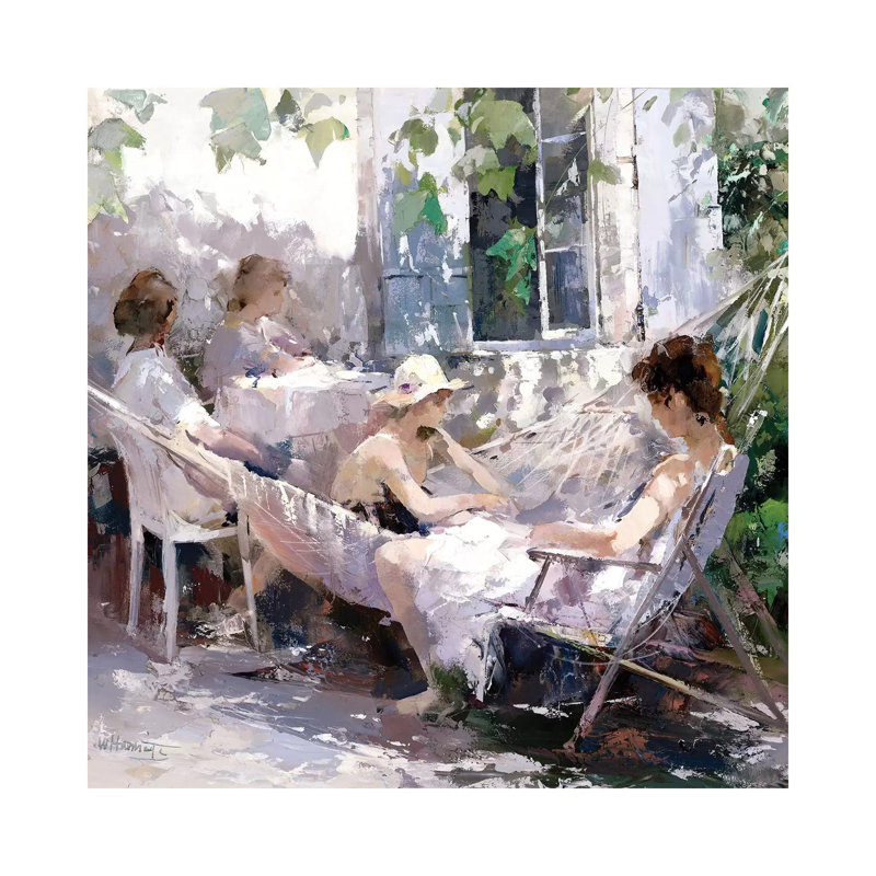 Tell Me A Story by Willem Haenraets - Wrapped Canvas Print, 30.48 cm H x 30.48 cm W