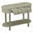 Elegant Retro Console Table With Curved Design And Smooth Glaze For Entryways, Living Rooms And Hallways-1940651355