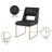 Stefania Faux Leather Dining Chair-831980632