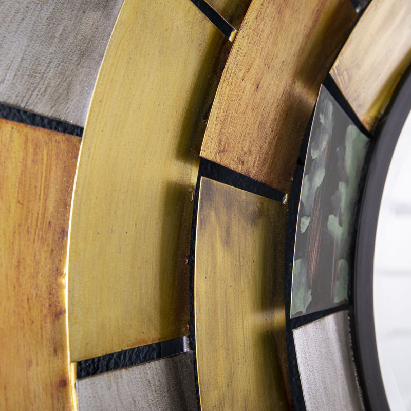 Metal Round Wall Mirror