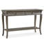 Console de canapé en bois manufacturé gris Luna