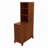 End Table with 3 Drawers, Corner Table with 2 Open Shelves, Tall Side Table for Bedroom and Corner-390282452