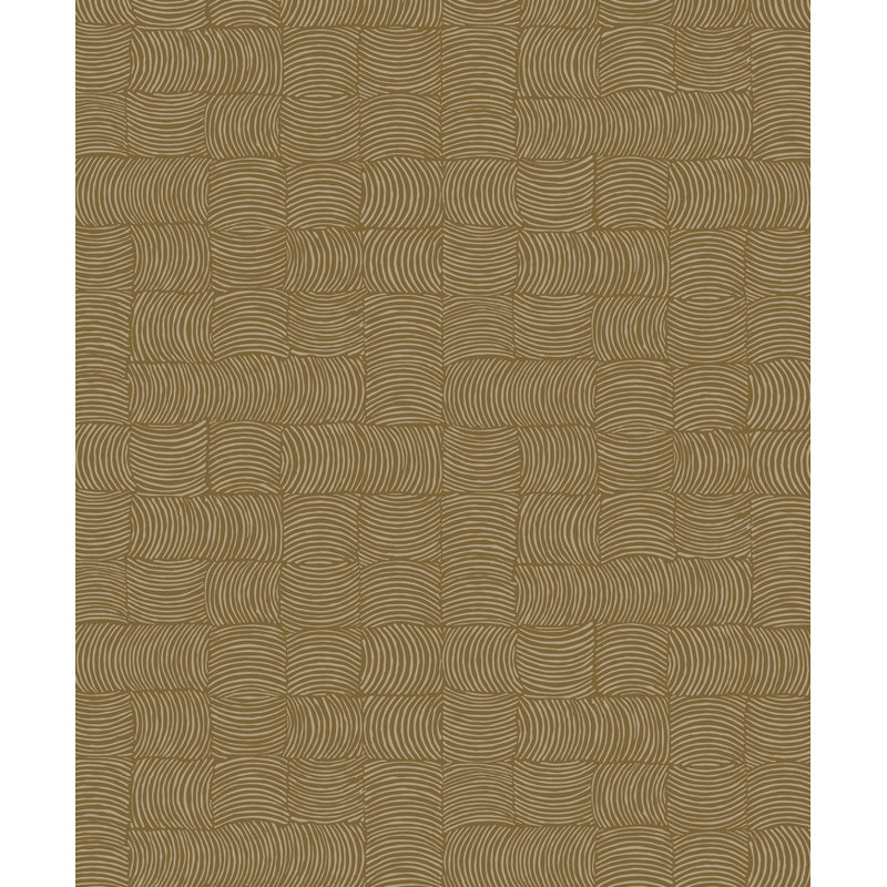 Rouleau géométrique Adriannah, Caramel