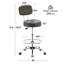 Tabouret de bar avec repose-pieds-97842509