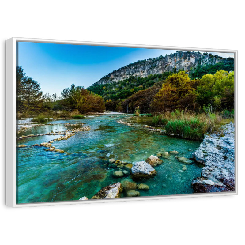 Frio River, Cadre flottant blanc, 31 po x 21 po