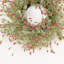 Couronne de porte artificielle florale 24 po Eucalyptus Spring Summer-1949592831